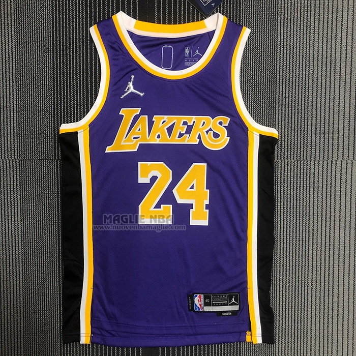 Maglia
 Kobe Bryant NO 24 Los Angeles Lakers Statement 2021-22 Viola
